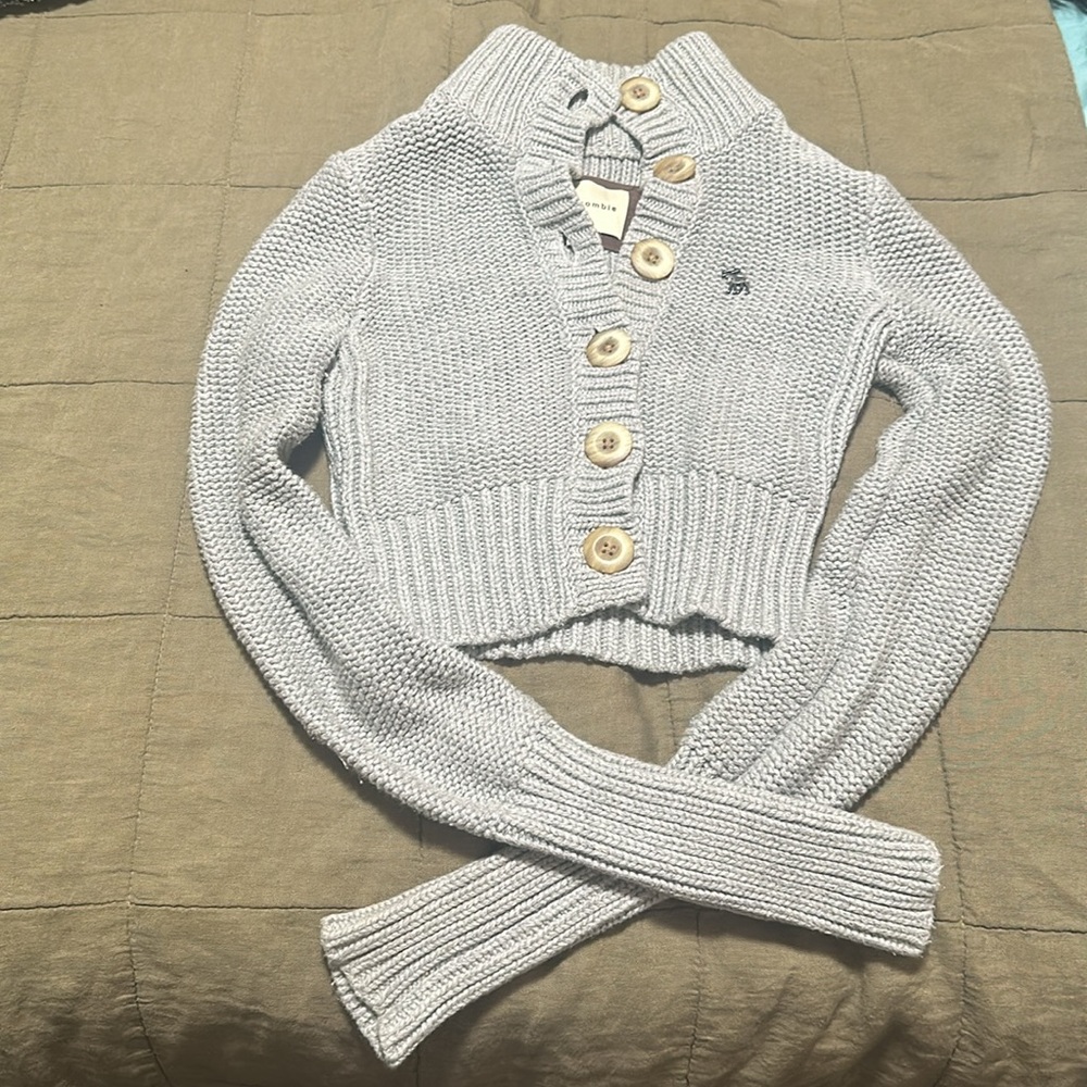 Vintage Gray abercrombie knit sweater